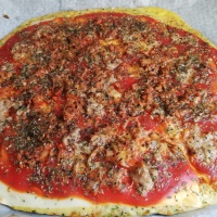 Pizza de Atún con base de brócoli 🥦 y zanahoria 🥕¡Espectacular!